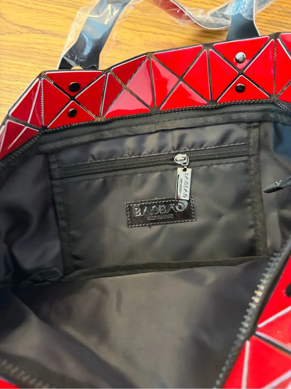 NWT Bao Bao Issey Miyake inspired red purse - Picture 8 of 11